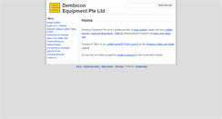 Desktop Screenshot of dembicon.com.sg